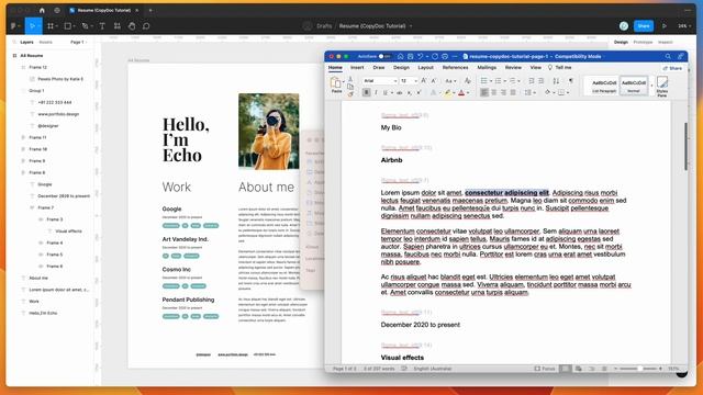 Figma Tutorial: Update Figma text from Microsoft Word with DOCX files смотреть онлайн