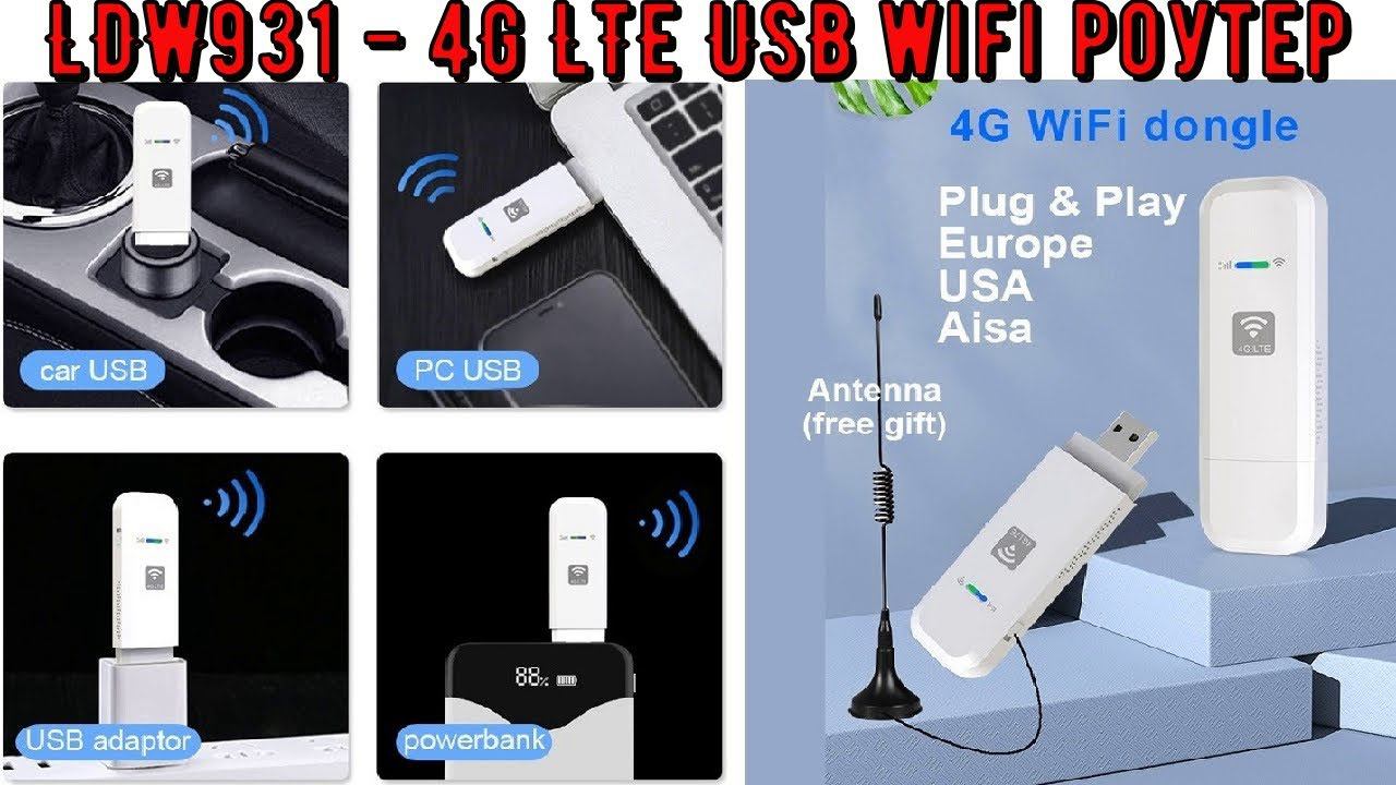 USB 4G LTE wi fi роутер LDW931 с возможностью смены Imei Обеспечит интернетом везде смотреть онлайн