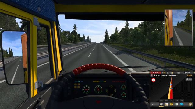 695.1 / ETS 2 V1.43 / Восточный экспресс / KAMAZ 5460 / Москва - Екатеринбург. смотреть онлайн