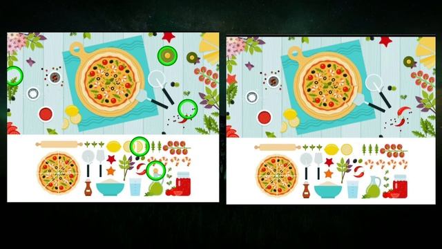 find 5 differences in 2 minutes : pizza смотреть онлайн