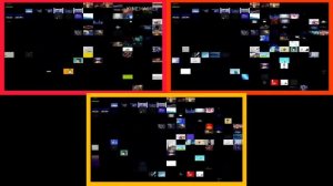 Сравнение заставок в одном экране №2. Comparison of screensavers in one screen №2.