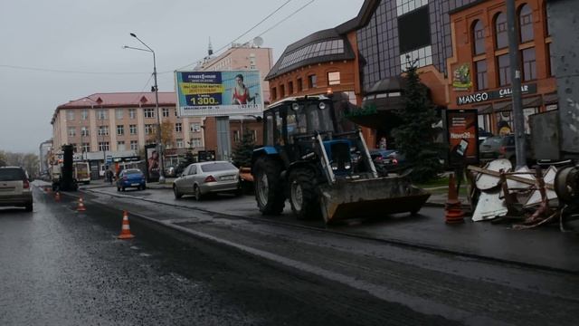 Снятие верхнего слоя на Троицком проспекте смотреть онлайн