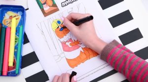 Раскраска Лунтик - Учим цвета. Развивающее видео для детей 2017