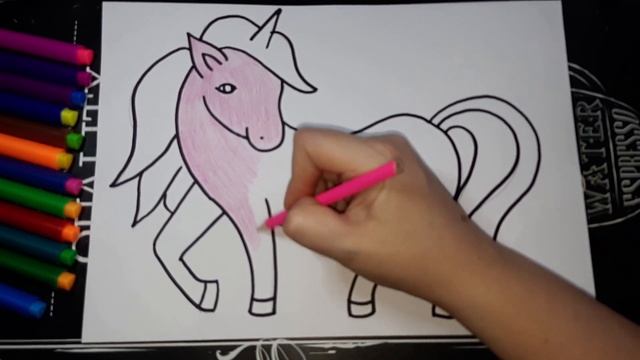 Pony / How to draw a pony / Пони / Как нарисовать пони смотреть онлайн