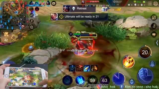 Real pro-player Hand-Cam! "I am not using hack" Elsu game play # Rov, #傳說對決, #LiênQuânMobile, #펜타스톰 смотреть онлайн