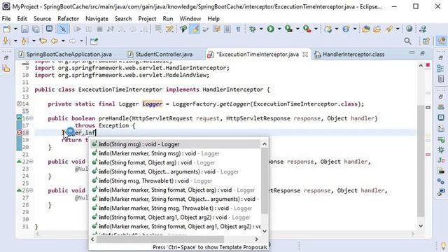 SPRING BOOT INTERCEPTORS смотреть онлайн