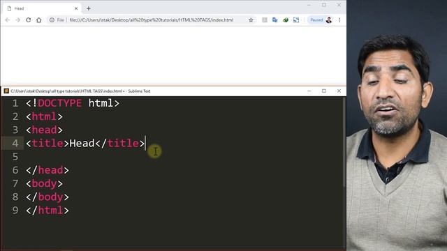 Head tag - html 5 tutorial in hindi/urdu - Class - 44 смотреть онлайн