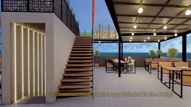 ROOFTOP RESTAURANT DESIGN - INTERIOR DESIGN - CAFETTO JUICE FACTORY смотреть онлайн