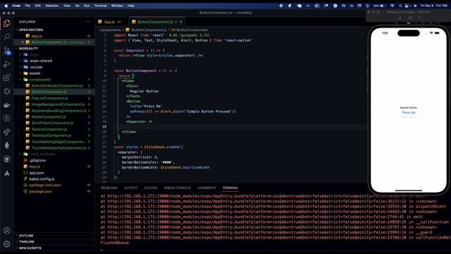 Button Made Easy with React Native [In 13 Minutes] - 2022 смотреть онлайн