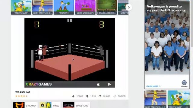 Wrassling - Play Wrassling on Crazy Games смотреть онлайн