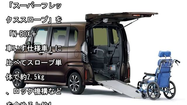 ホンダ、スロープまわりを約4.5kg軽量化した「N-BOX スロープ仕様」 смотреть онлайн