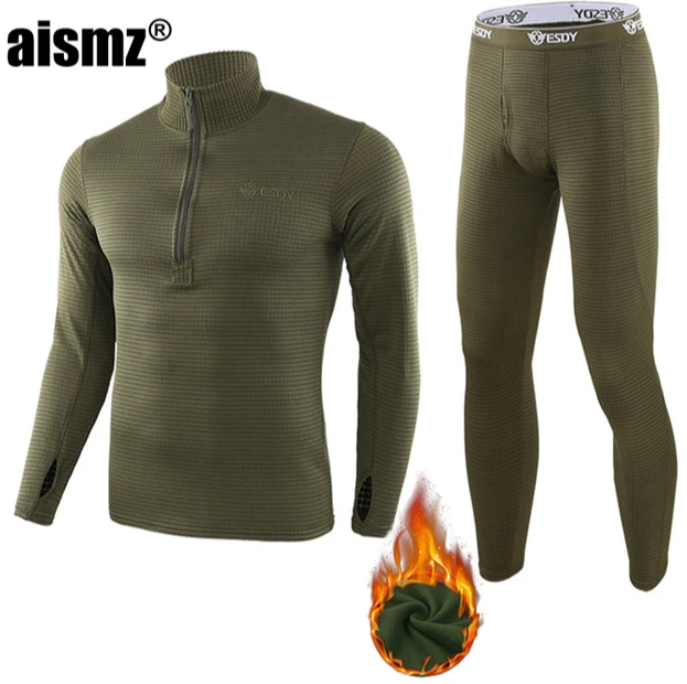 Комплект термобелья Aismz мужское с Алиэкспресс Aismz men's thermal underwear set from Aliexpress смотреть онлайн
