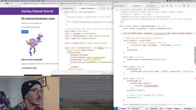 Refactoring a popular opensource library useAuth to XState, pt4 #CodeWithSwiz 15 смотреть онлайн