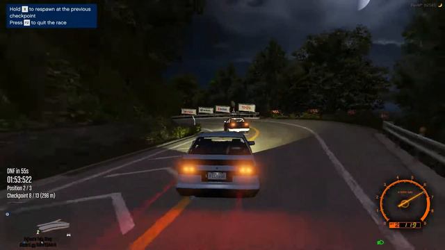 FTS FiveM. Tsubaki Line Downhill lobby race смотреть онлайн