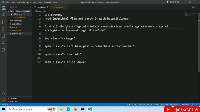Web Scraping Amazon Product Data using ChatGPT and Python #openai #chatgpt смотреть онлайн