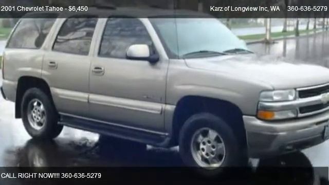2001 Chevrolet Tahoe LT-PKG, 4X4, 3 ROW SEAT - for sale in Longview, WA 98632 смотреть онлайн