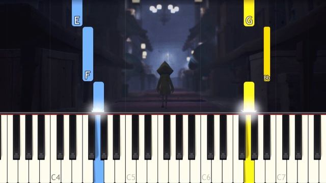 Little Nightmares 2 - Six's Music Box - EASY Piano tutorial смотреть онлайн