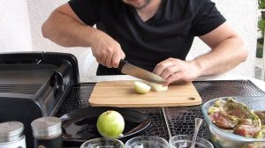 Баранина на гриле. Шашлык из баранины. Маринованный лук по восточному. Рецепт от Гарика