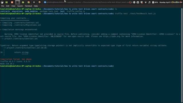 How to write test driven smart contracts with truffle смотреть онлайн