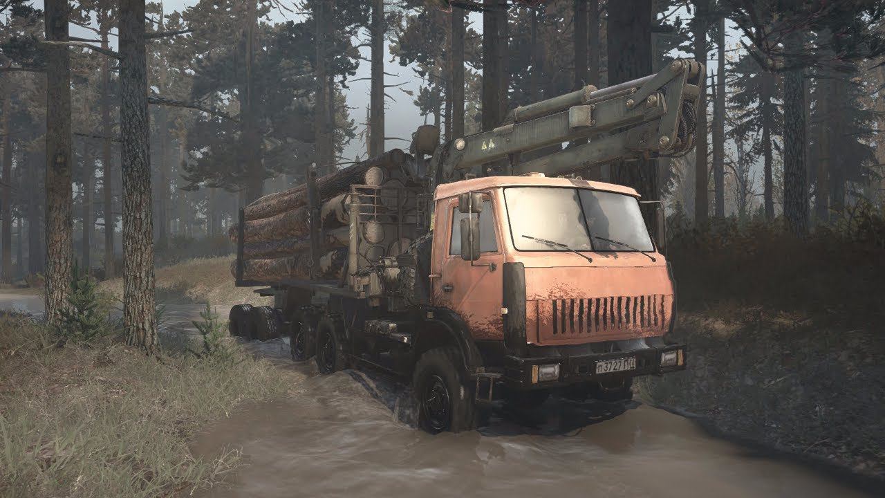 Spintires: MudRunner Прохождение Одиночная игра Карта Побережье
