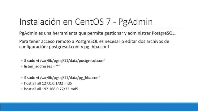 PostgreSQL 11.1 instalación en Centos 7 смотреть онлайн