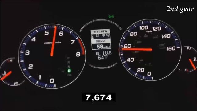 2007 Acura TSX 2 4i 203 Hp 0-150 km/h acceleration/разгон смотреть онлайн