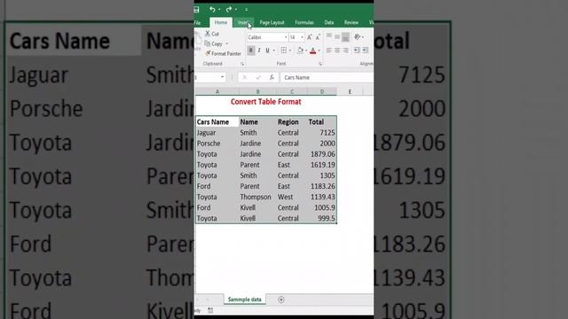 Convert Data into Table Format | Advance Excel Formula | MyExcelGeeks смотреть онлайн