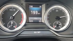 Skoda Octavia A7 1.4 разгон 0-200