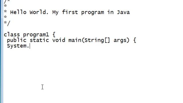 Java Programming Tutorial 02 "Hello World" смотреть онлайн