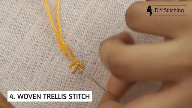 “WEAVING” Hand Embroidery Stitches | FULL TUTORIAL FOR BEGINNERS смотреть онлайн