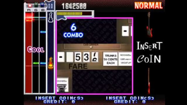 Guitar Freaks Arcade Gameplay (MAME, Guitar Hero Controller) смотреть онлайн