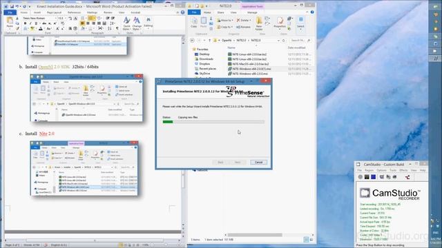How to Install OpenNI 2.2 + Nite 2.2 + Kinect SDK 1.8 + (windows 7/8) 32/64 bit смотреть онлайн
