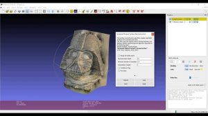 Meshlab 3D processing: Screened Poisson Reconstruction