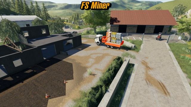 FS19 Deliver Materials Les petites Collines TP Map Farming Simulator 19 Roleplay смотреть онлайн