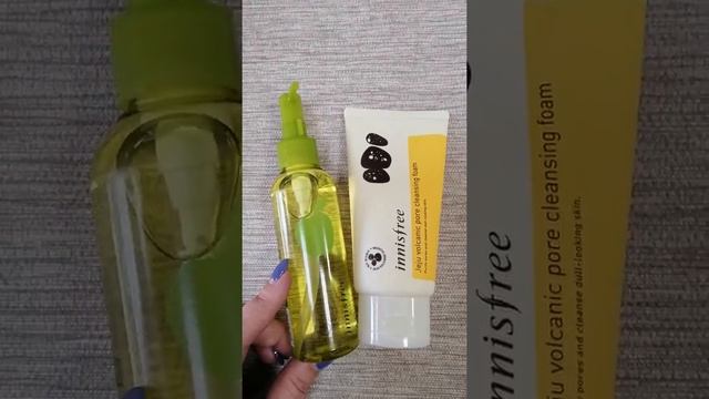 Очищение пор Innisfree. Масло и пенка для очищения смотреть онлайн