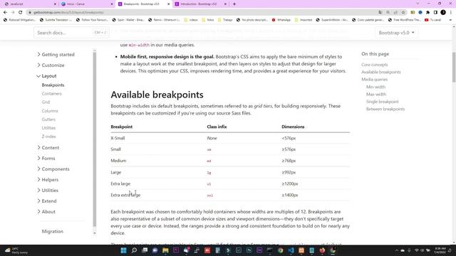 Clase 2 - Breakpoints en Bootstrap 5 смотреть онлайн