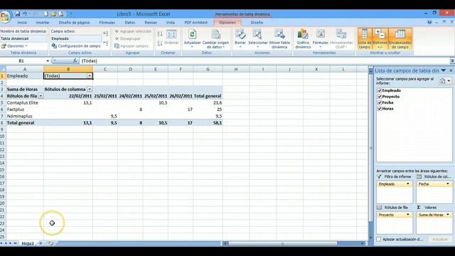 Práctica R1 Excel Grado Superior (Tabla dinámica) смотреть онлайн