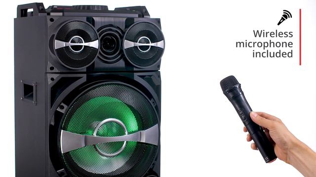 Akai DJ-222 Φορητό Bluetooth karaoke party speaker με μίκτη, LED και ασύρματο μικρόφωνο – 80 W RMS смотреть онлайн