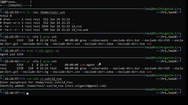 Rosi Volgarin | GitHub | SSH | Autenticação por SSH para operações Git смотреть онлайн