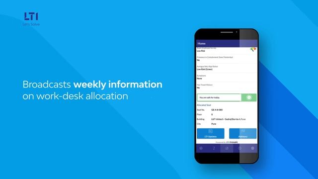 LTI SafeRadius – A GDPR Compliant Return-to-Workplace App смотреть онлайн