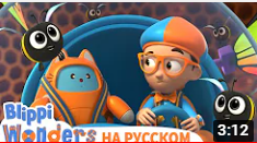 Мёд | Блиппи на Русском | Откуда берется мед | Изучай этот Мир вместе с Блиппи смотреть онлайн