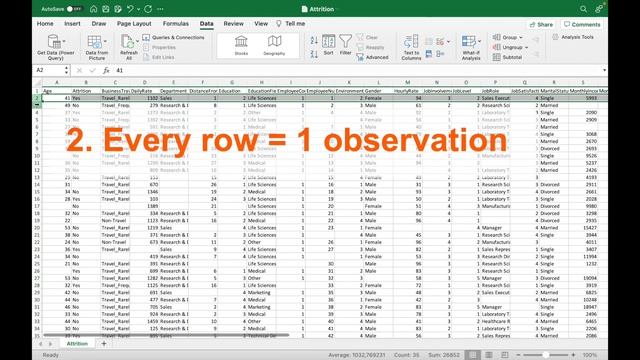 How to structure your dataset (.xlsx or .csv file) - Tutorial Basics #1 смотреть онлайн