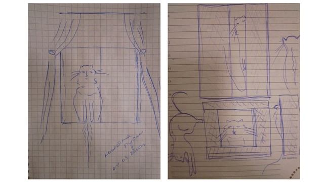 Рисунки, выполненные ручкой. Людмила Малецкая. смотреть онлайн