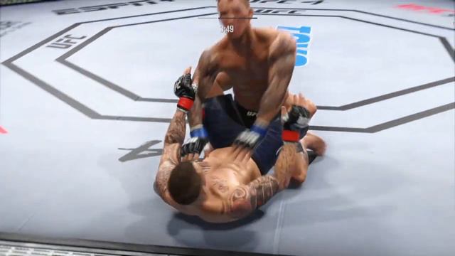 ДАСТИН ПОРЬЕ VS ЧАРЛЬЗ ОЛИВЕЙРА UFC 4 CPU VS CPU смотреть онлайн