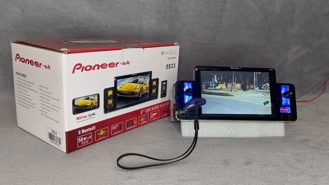 Магнитола Pioneer 5544 с экраном на 5 дюймов смотреть онлайн