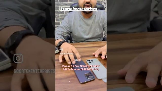 Apple IPhone 13 Pro 128gb@72,500₹ #cortekenterprises #9582804151 #india #apple #mobile #bestdeals