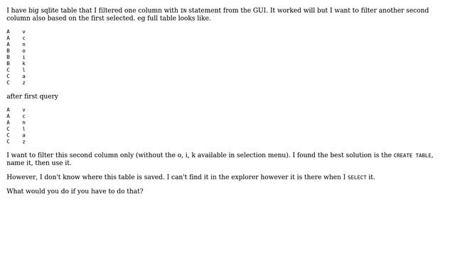 Databases: How to filter the resulted table in dbeaver? смотреть онлайн