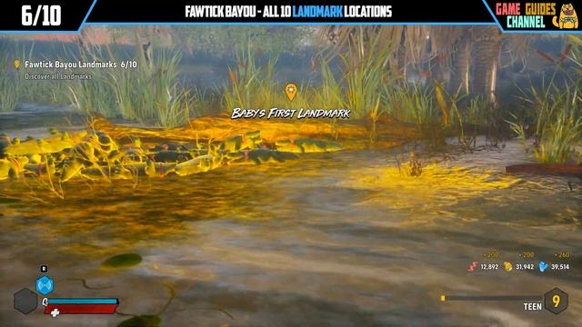 Maneater Fawtick Bayou All Landmark Locations смотреть онлайн