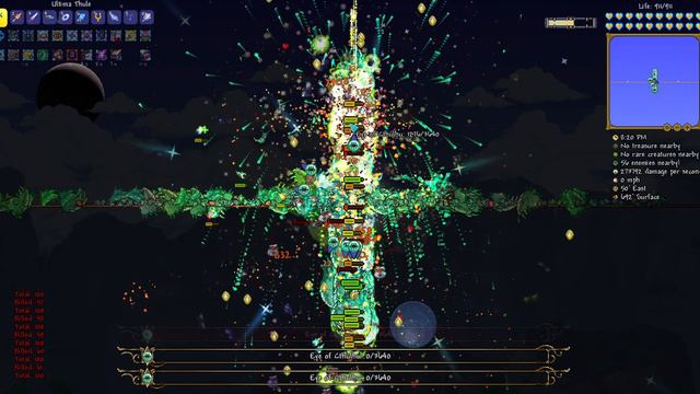 Ultima Thule vs. 100 Eternity Eye of Cthulhu - Terraria (Stars Above Mod) смотреть онлайн