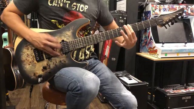 Schecter Reaper 6 In Satin Charcoal Burst Demo смотреть онлайн